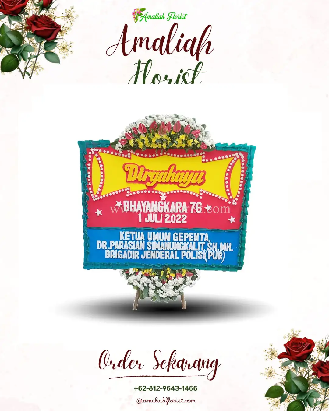 Papan Bunga HUT Ulang Tahun Ciwaduk